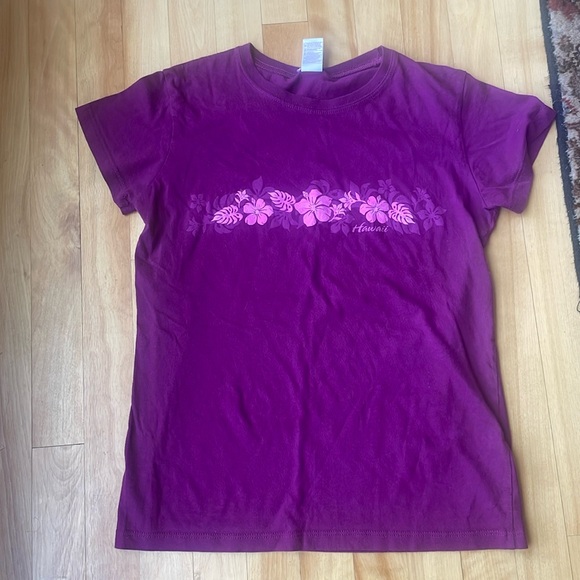 EUC Girls Hawaiian t-shirt - Picture 1 of 3